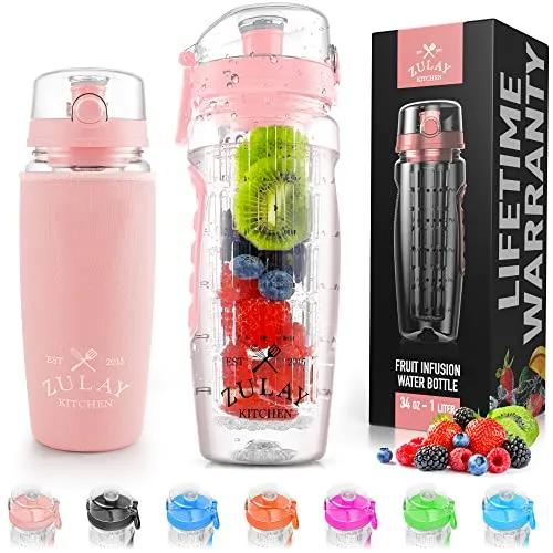 Stay Refreshed and Hydrated with the Fruit Infuser Water Bottle