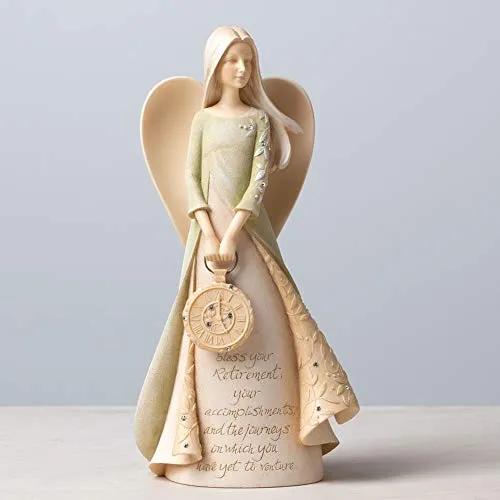 Retirement Angel Figurine: A Symbol of Hope and Blessings.