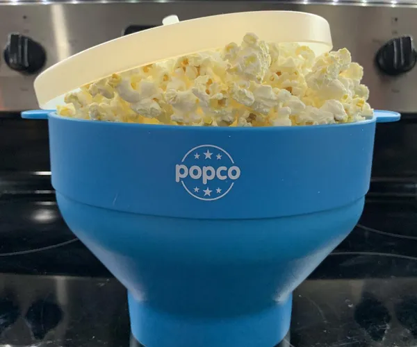 Enjoy Movie Night with the PopCo Silicone Microwave Popcorn Popper