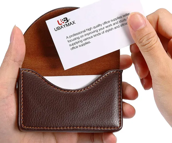 Leather Business Card Holder