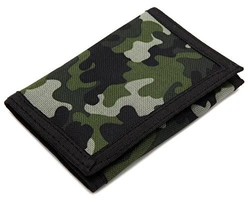 Stylish Trifold Canvas Wallet for Kids