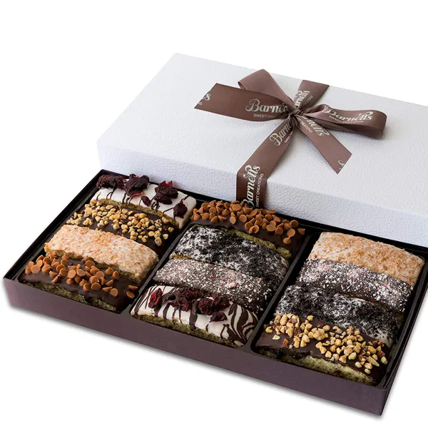 Gourmet Chocolate Biscotti Gift Basket