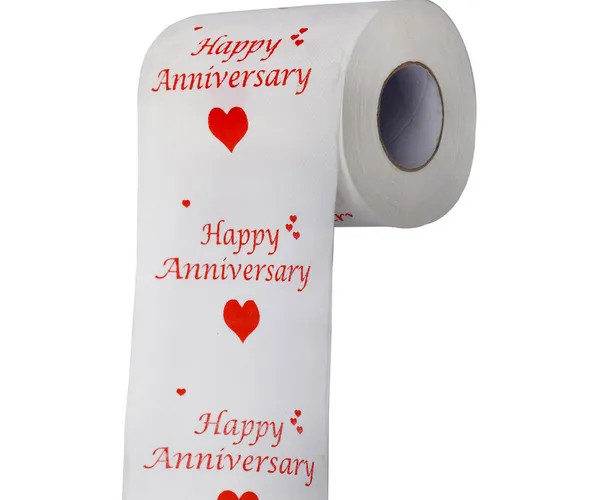 Surprise Happy Anniversary Toilet Paper