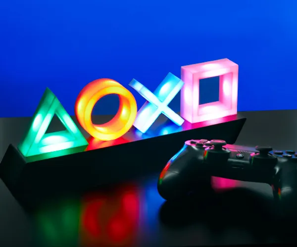 Play Station Music Reactive Icon Light