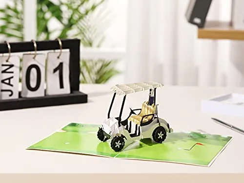 Surprise with the Pop Up Golf Cart Card