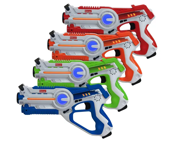 Experience Excitement with Kidzlane's Set of 4 Laser Tag Guns