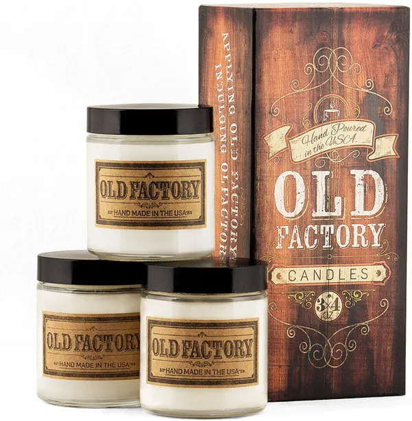 Old Factory Scented Candles for Men