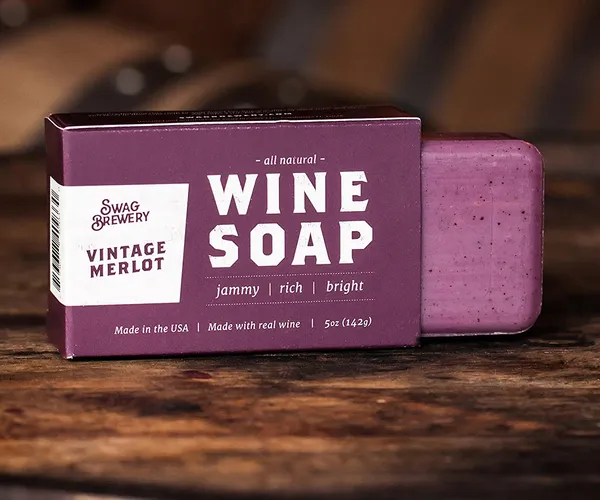 Wine-Inspired Luxury with Vintage Merlot Soap