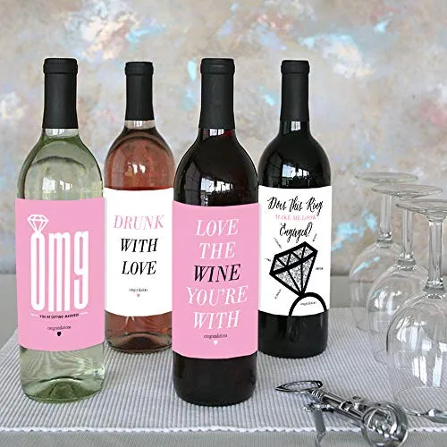 Celebrate Love with Omg, You’re Getting Married Wine Labels