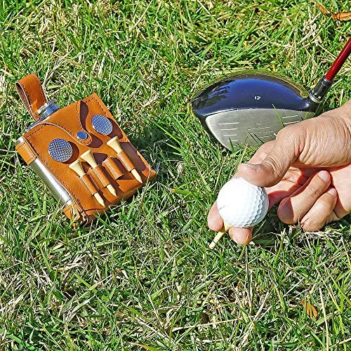 All-in-One Flask Spot Markers Golf Tees Divot Tool