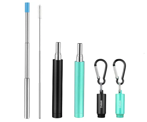 Save Turtles with Collapsible Reusable Metal Straws