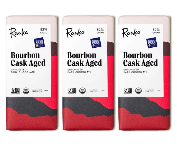 Raaka Bourbon Cask Aged Dark Chocolate