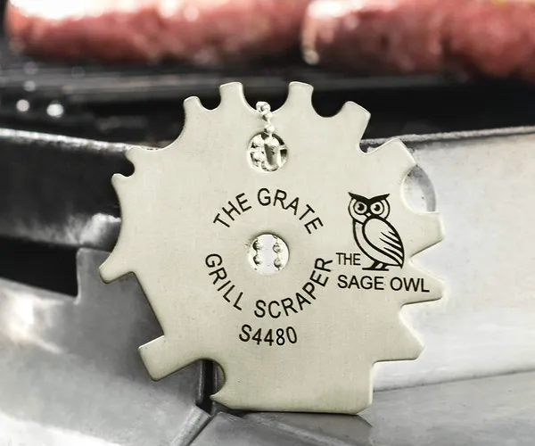 Sage Owl Stainless Steel BBQ Grill Scraper