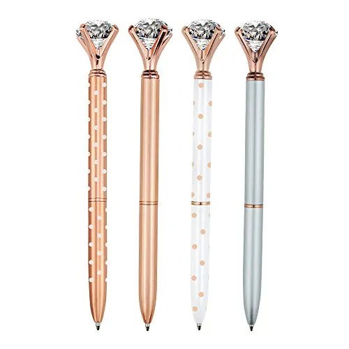 Rose Gold Diamond Pen Set