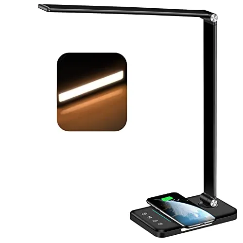 Illuminate and Charge with the Wireless Charger LED Desk Lamp