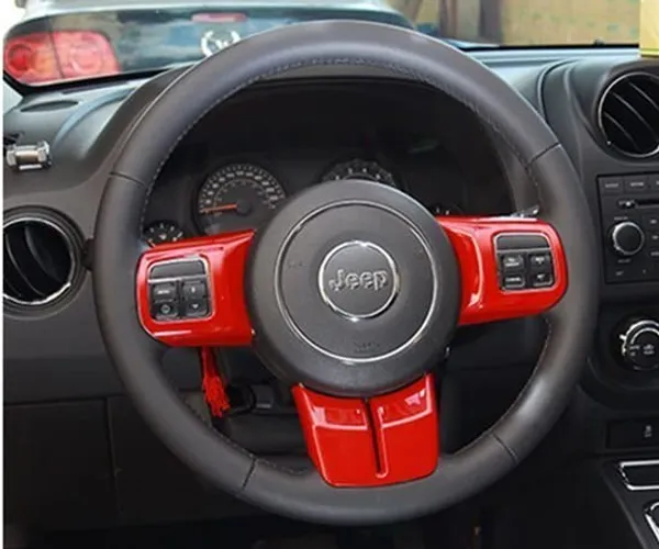 The Full Set Red Decoration Trim Kit For Your Jeep's Interior