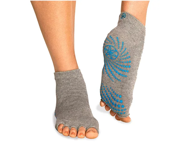 Be Steady and Comfy with Gaiam Toeless Grippy Yoga Socks