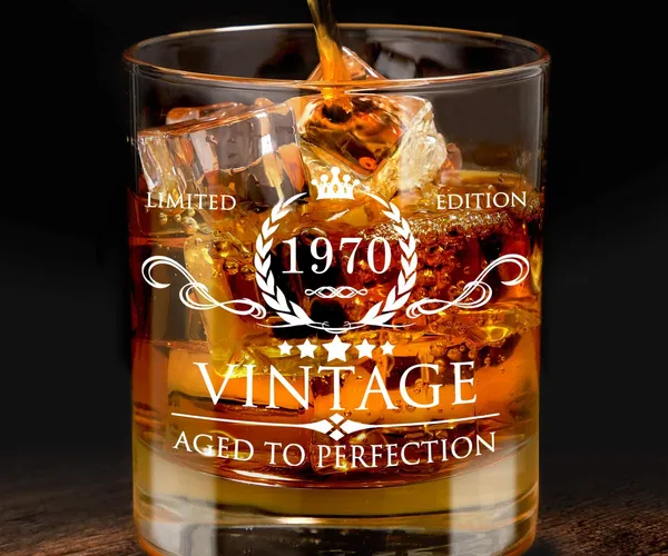 Aged To Perfection Whiskey Glass