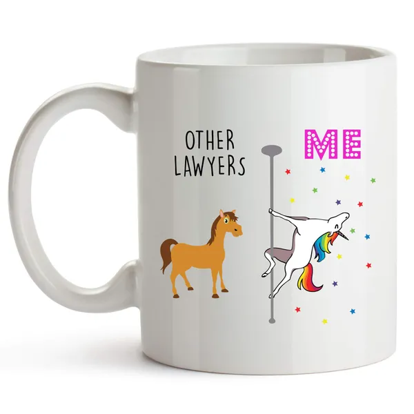 Claim Your Unicorn Power with YouNique Lawyer Mug