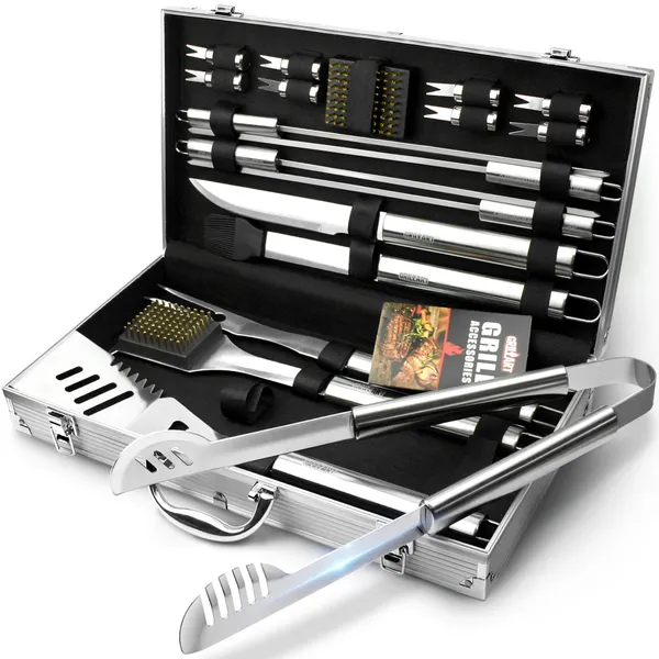 Grill Like a Pro with the Grillart 19-Piece Grilling Tools Set