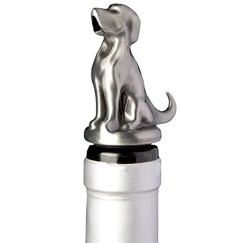 Deluxe Stainless Steel Dog Wine Aerator Pourer