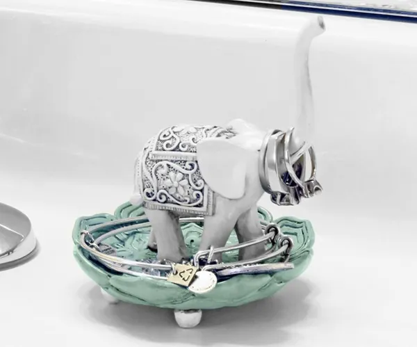 Lucky Elephant Ring Holder