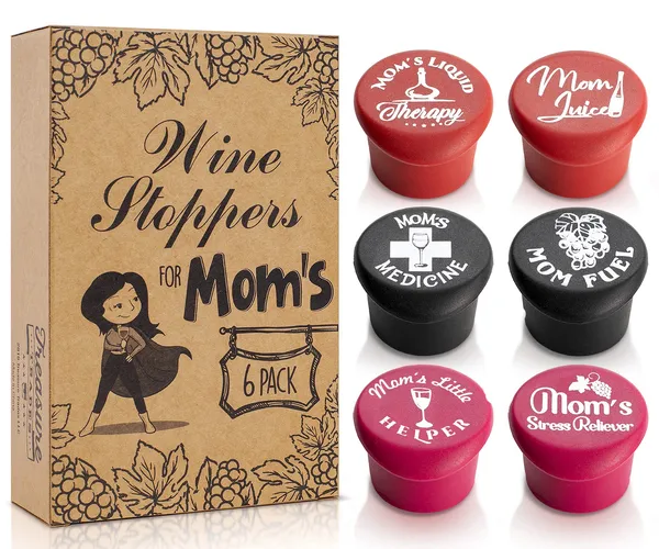 Keep the Mommy Juice Fresh with Wine Stoppers