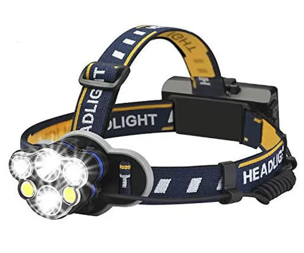 Light Up Your Adventures with the Rechargeable LED Headlamp
