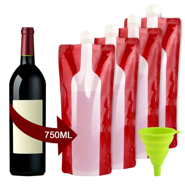 Sip Your Wine Anywhere with Portable Wine Bottle Bag Flasks