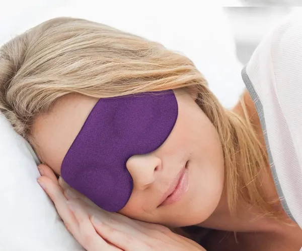 Sleep Blissfully with Contoured Light Blocking Eye Mask